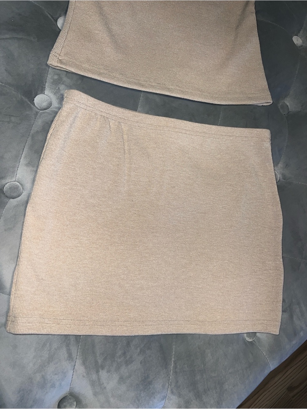 Two-Piece Mini Skirt Set - Picture 5 of 5